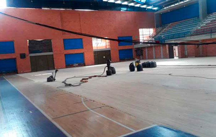 Mantenimiento cancha deportiva