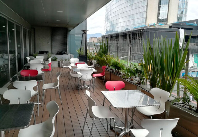 Deck Bambú Carbonizado Davivienda